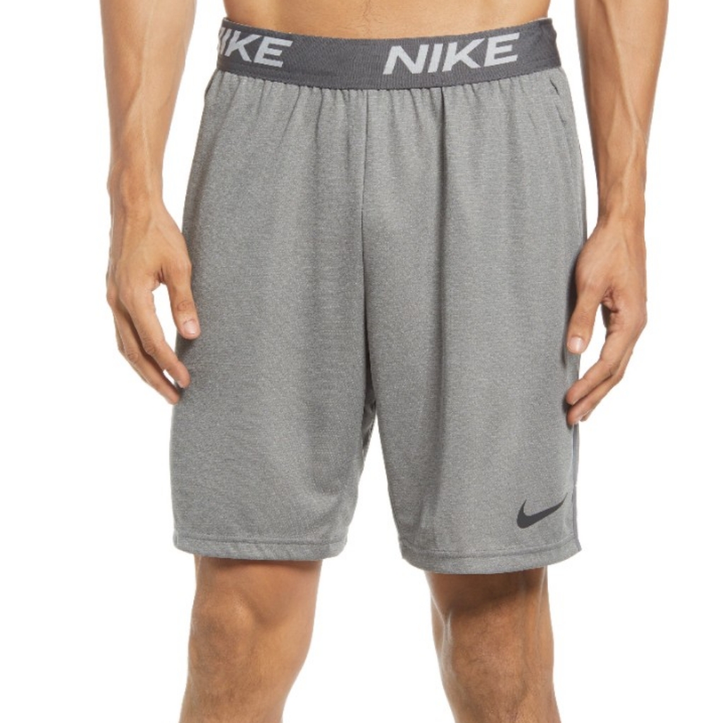 Mens 2xl Nike Dri-Fit Veneer Grey Training Shorts